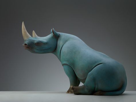 Surreal Animal Sculptures Carrying Monumental Elements of Nature by Wang Ruilin Sculptures Céramiques, Colossal Art, Elements Of Nature, Clay Animals, Ceramic Animals, Arte Animal, Sculpture Installation, Clay Sculpture, Animal Sculptures