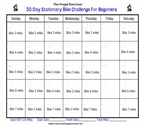 30 Day Spin Bike Challenge, Spin Bike Workouts For Beginners, Biking For Beginners, Stationary Bike Challenge, Peloton Plan, Exercise Bike Workout Beginner, Stationary Bike Workouts, Cardio Ideas, Workouts Plan