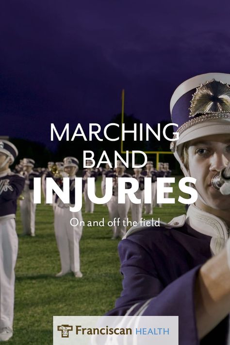 Musicians have been referred to as the "musical athlete." And as such, you need to be prepared. Common injuries often seen with musicians include tendinitis of hands, elbows, and shoulders, back and neck problems, frozen shoulder, and nerve problems, like carpal tunnel. Marching Band Hairstyles, Marching Band Aesthetic, Band Rehearsal, Marching Band Mom, Nerve Problems, Marching Band Problems, Band Trip, Band Problems, Band Room