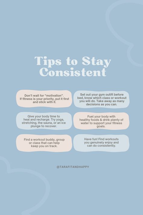 How To Be Consistent In Workout, How To Be Consistent With Diet, How To Stay Active, How To Stay Fit, How To Stay Consistent With Working Out, How To Stay Consistent, How To Stay Motivated To Work Out, Workout Mentality, Consistency Tips