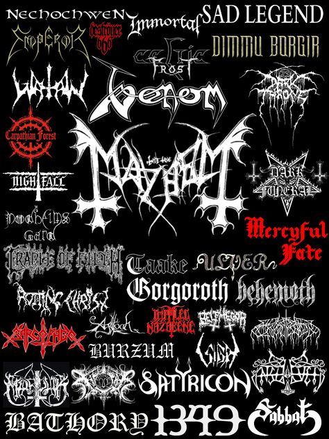 Mayhem Band Logo, Black Metal Band Logo, Metal Bands Logo, Metal Tattoo Ideas, Black Metal Tattoo, Mayhem Wallpaper, Heavy Metal Aesthetic, Mayhem Logo, Carpathian Forest