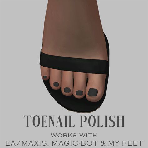 Toenail Polish | DallasGirl on Patreon Sims 4 Cc Toenail Polish, Sims 4 Toenail Polish, Sims 4 Cc Feet Nails, Sims 4 Cc Toenails, Sims 4 Cc Nail Polish, Sims 4 Feet Cc, Sims 4 Nail Polish, Sims 4 Cc Toe Nails, Sims 4 Toenails