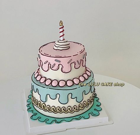 lulucakeshop id xiaohongshu | cute cake decoration inspo ideas trendy aesthetic y2k china cake shop Micro Pigs, Cute Cake, Trendy Aesthetic, Cute Birthday Cakes, Cool Birthday Cakes, Aesthetic Y2k, Girl Cakes, Cake Shop, Cute Cakes