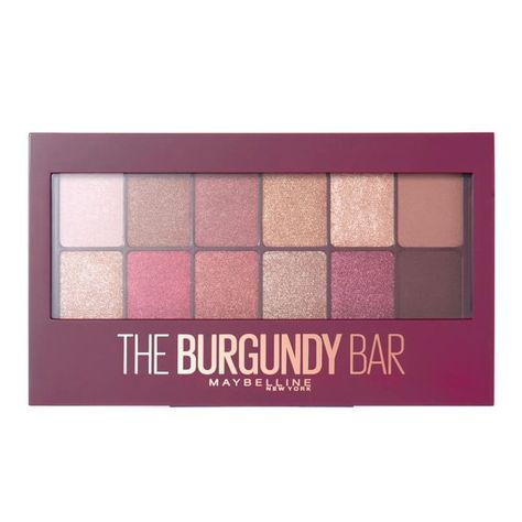 Maybelline Eyeshadow Palette, Maybelline Cosmetics, Bar Palette, Maybelline Eyeshadow, Eyeshadow Tips, Erase Wrinkles, Maybelline Makeup, Makeup Guide, Makeup For Teens