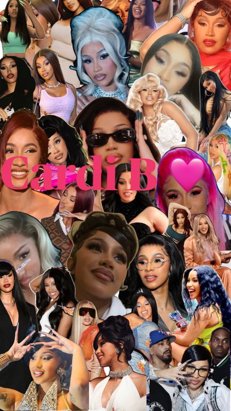 Wallpaper Cardi B Wallpaper Backgrounds Cardi B, Celebrity Collage Wallpaper, Cardi B Collage, Best Cardi B Photos, Cardi B Wallpaper, Cardi B Birthday, Rapper Wallpapers, People Wallpaper, B Wallpaper