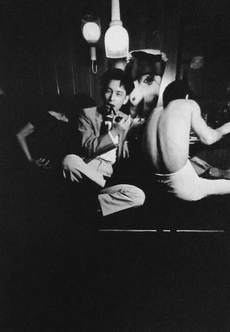 Tatsuhiko Shibusawa and Tatsumi Hijikata at Bar Gibon, 1965. Photographed by Eikoh Hosoe. Tatsumi Hijikata, Kazuo Ohno, Shade Reference, Eikoh Hosoe, The Ninth Gate, People Portraits, Japanese Photography, Art Girl, Pretty People