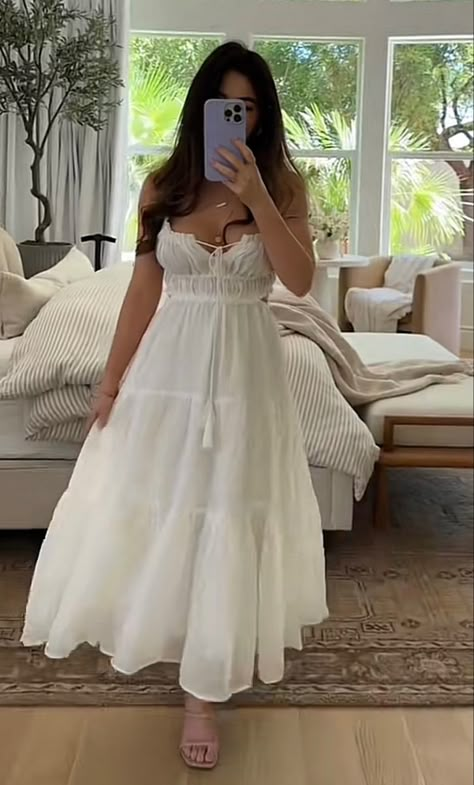 Flowy Day Dress, White Worship Dress, Flows White Dress, Simple White Sundress, White Greece Dress, Wedding Sun Dress, Floaty White Dress, Flowy Sundress Long, White Flowy Sundress