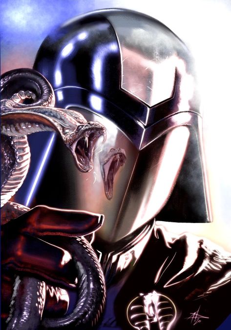 Dell Otto, Snake Eyes Gi Joe, Gi Joe Characters, Fallout Fan Art, Cobra Art, Cobra Commander, Comic Book Art, Gi Joe Cobra, Cartoon Artwork