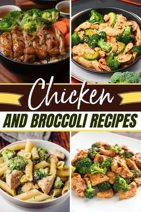 Try these chicken and broccoli recipes for easy, healthy dinners! From stir-fry to soup to burritos, this tasty combo is as good as it gets. Meals With Chicken And Broccoli, Chicken Frozen Broccoli Recipes, Chicken And Broccoli Recipes Easy, Chicken Breast And Broccoli Recipes, Chicken And Broccoli Recipes Healthy, Broccoli And Chicken Recipes, Broccoli Recipes Easy, Chicken Broccoli Recipes, Chicken And Broccoli Recipes