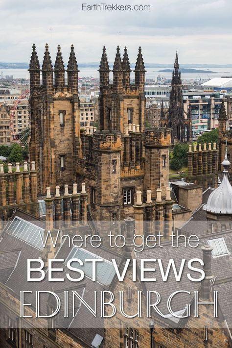 Where to get the best views of Edinburgh, Scotland #edinburgh #scotland #tavelphotography #travelideas Scott Monument, Edinburgh Hotels, Scotland Edinburgh, Scotland Trip, Travel Scotland, Edinburgh Castle, Visit Scotland, European Destinations, Edinburgh Scotland