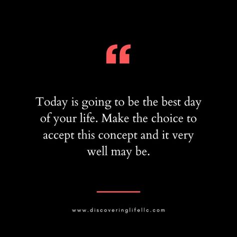 Make the choice to have the best day ever, you won't regret it. #inspiration #motivation #makeithappen #selflove #happiness #ceasetheday Have The Best Day, Explore Quotes, Quote Board, The Choice, Positive Reinforcement, The Best Day, Best Day Ever, Brighten Your Day, Good Day