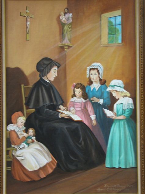 St Elizabeth Ann Seton St Elizabeth Ann Seton, Examination Of Conscience, Elizabeth Ann Seton, Catholic Beliefs, St Elizabeth, Saint Elizabeth, Santa Isabel, Saints Days, Pope John