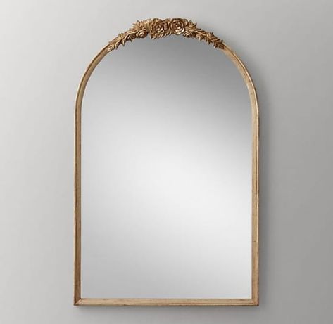 Post Image French Country Mirrors, Mirrored Bedroom Furniture, Gilded Mirror, French Mirror, Leaner Mirror, Rh Baby, Dresser Mirror, Antique Shop, Cabbage Roses