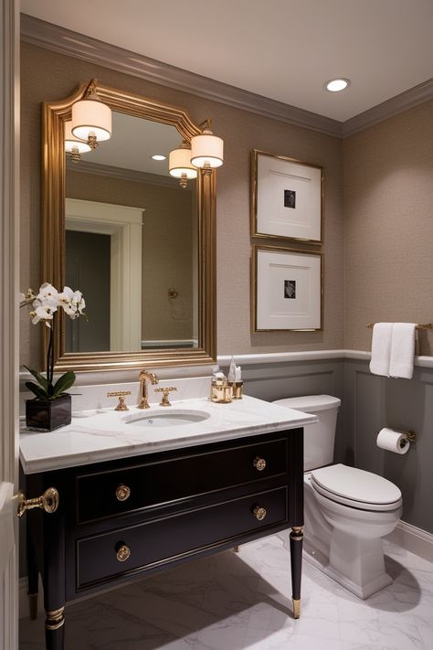 Tiny powder room