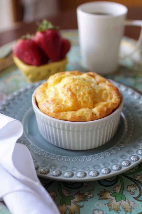 Cheesy Baked Eggs For One | One Dish Kitchen | Bloglovin’ Cheesy Baked Eggs, Ramekin Recipe, One Dish Kitchen, Egg Benedict, Baked Eggs Recipe, Recipe For 1, Single Serving Recipes, Eggs Recipe, Mug Recipes