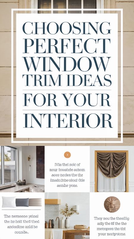 Choosing Perfect Window Trim Ideas for Your Interior Trim Ideas For Windows, Window Moldings And Trim, Shaker Style Trim Moldings Window Casing, Window Frame Molding, Contrast Trim Windows, Large Window Trim Ideas Interior, Window Casings Interior, Types Of Trim For Walls, Modern Window Casing Ideas Interior Trim