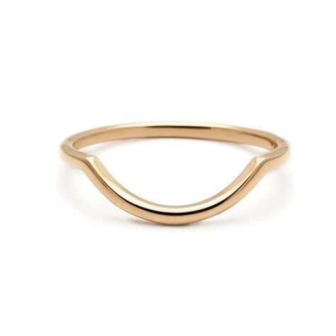 Unusual Wedding Rings, Ring Style Guide, Unique Ring Designs, Anna Sheffield, Jewerly Ring, Multiple Rings, Wedding Ring Styles, Curved Wedding Band, Online Jewelry Store