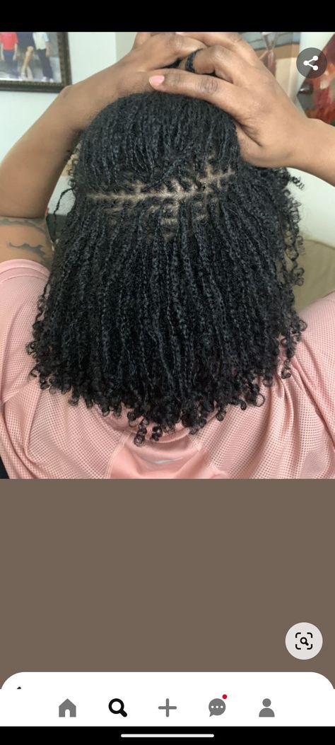 Braidlocs Extensions, Locs With Curls At The End, Micro Dreads, Random Hairstyles, Braid Locs, Curly Locs, Natural Locs, Dreads Hairstyles, Sister Locks