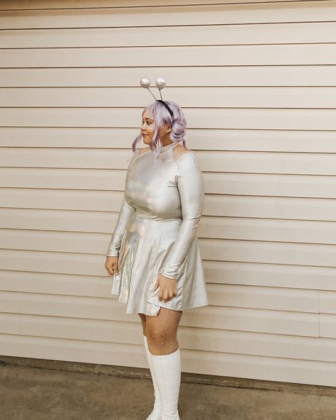 Alien Costume Women Plus Size, Alien Plus Size Costume, Alien Adult Costume, Cute Alien Costume Women, Plus Size Alien Costume, Women’s Alien Costume, Alien Women Costume, Womens Alien Costume Diy, Alien Family Costume