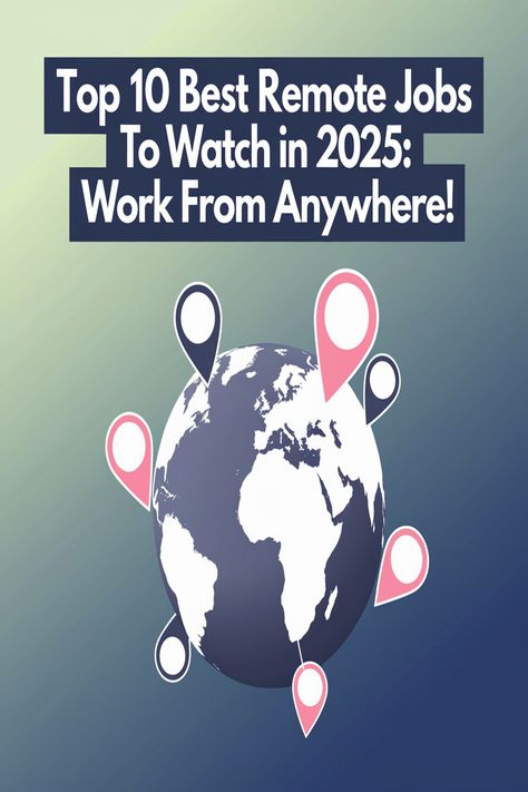 Best Remote Jobs 2025 - Explore high-paying, flexible remote job opportunities perfect for working from home or anywhere in the world. Work From Anywhere Jobs, Best Remote Jobs, High Paying Careers, Got The Job, I Got The Job, Digital Nomad Lifestyle, Nomad Lifestyle, Software Developer, Work From Anywhere