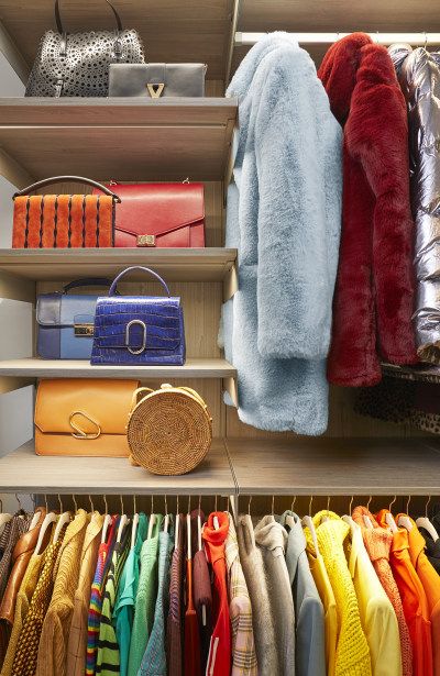 Inside Elaine Welteroth’s Custom Closet Transformation with The Container Store Winter Clothes Storage, Front Hall Closet, Elaine Welteroth, Organize Clothes, Closet Transformation, Best Hangers, Bug Hotel, Home Edit, Tom Ford Bag