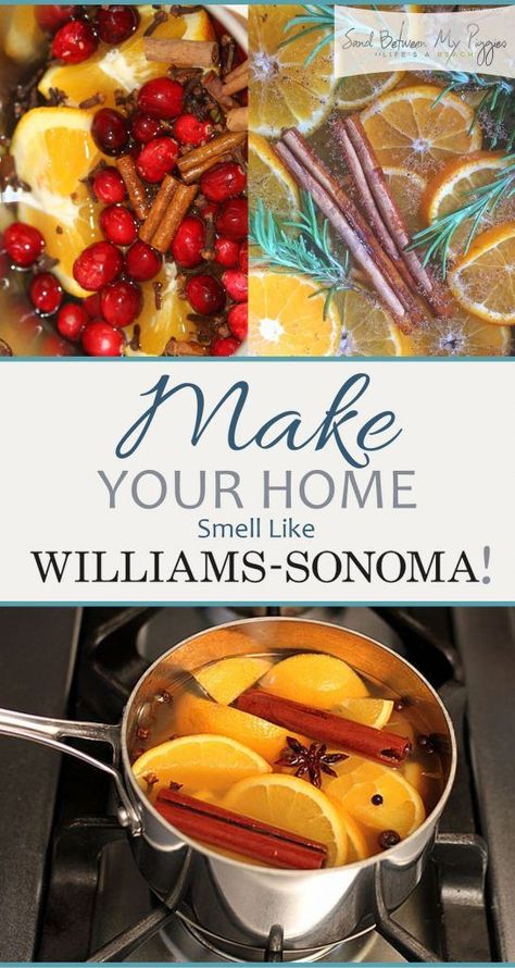 Make Your Home Smell Like Williams-Sonoma!| Smell Hacks, Home Smell Hacks, Williams Sonoma Potpourri, Potpourri Recipes, Easy Potpourri Recipes, Popular Pin Williams Sonoma Smell, معطر جو, William Sonoma Recipes, Homemade Potpourri, Simmer Pot Recipes, Stove Top Potpourri, Simmering Potpourri, Potpourri Recipes, House Smell Good