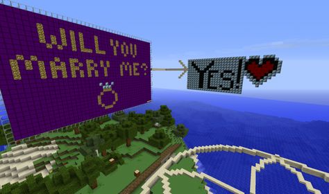 Minecraft marriage proposal Minecraft Prom Proposal, Minecraft Proposal Ideas, Creative Prom Proposal Ideas, Cute Hoco Proposals, Asking To Prom, Cute Prom Proposals, Dance Proposal, Bad Video, Rube Goldberg Machine