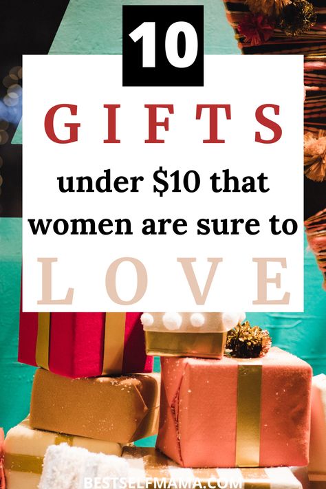 These best gifts under $10 for her are sure to please. These gifts are easy on the wallet but they are sure to put a smile on the face of the person on the receiving end. #giftsforwomen #giftideas #gifts #giftsunder10 #holidaygifts #christmasgifts #birthdaygiftsforher 20 Gifts Under $20 For Women, Under 20 Gift Ideas, Fall Gift Ideas For Women, 20 Dollar Gift Ideas, Gifts Under 20 Dollars For Women, 20 Gift Exchange Ideas, Christmas Gift Ideas Under 10, 10 Dollar Gifts, Gifts Under 20 Dollars