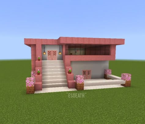 Case Minecraft, Rumah Minecraft Sederhana, Minecraft Mansion, Free House Design, Minecraft House Plans, Bangunan Minecraft, Minecraft Modern, Easy Minecraft Houses, Minecraft House Tutorials