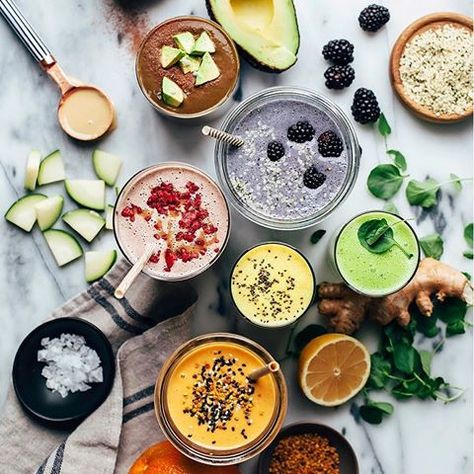 All my prouds and self-administered pats on the back for this final shot of my smoothie series over at @thekitchn. Wrap-up post and all the recipes are over there now! ❤️💛💚💙💜🖤 Mango Avocado Smoothie, Smoothie Without Banana, Vegan Smoothie Recipes, Healthy Bowl, Pumpkin Smoothie, Healthy Honey, Creamy Smoothies, How To Make Smoothies, Avocado Smoothie