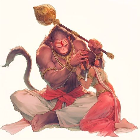 Cute Hanuman Drawing, Cute Hanuman, Jai Hanuman Ji, Shree Raam, Hindu Statues Goddesses, Hanuman Hd Wallpaper, Lord Rama Images, God Artwork, Jay Shree Ram