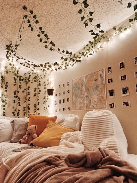 dorm room, aesthetic dorm, room makeover Yellow Dorm Room, Dorm Room Makeover, Dorm Room Bed, Dorm Room Aesthetic, Aesthetic Dorm Room, Room Bed, Room Aesthetic, Room Makeover, Dorm Room