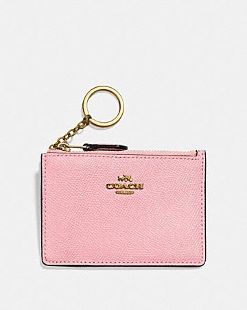 Gifts Under $50 MINI SKINNY ID CASE $32.50 Mini Coach Wallet, Coach Keychain Wallet, Coach Wallet, Coach Handbags, Real Women, Small Leather Goods, Style Board, Stocking Stuffers, Small Gifts