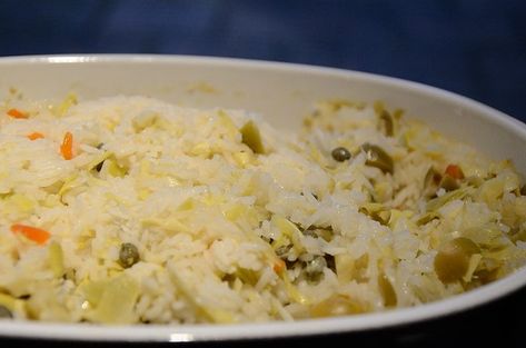 A side of rice doesn't have to be ho hum when you can make this Mediterranean Rice with Capers, Olives and Artichokes. Mediterranean Rice, Greek Rice, Capers Recipe, Goat Cheese Stuffed Chicken, Cheese Stuffed Chicken Breast, Cheese Stuffed Chicken, Olive Recipes, Fall Comfort Food, Artichoke Recipes