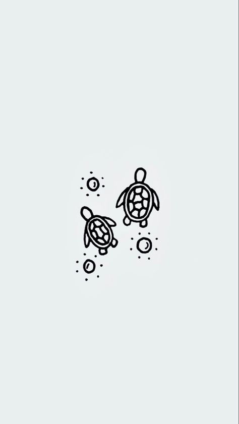 Easy Drawings Of Turtles, Turtle Sketch Simple, Sea Drawings Aesthetic, Cartoon Turtle Drawing Easy, Turtle Doodles Simple, Aesthetic Turtle Drawing, Easy To Draw Turtle, Turtle Doodle Art, Simple Beachy Drawings