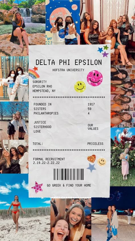 Social Ideas Sorority, Pr Ideas, Go Greek Template, Sorority Poster Ideas, Sorority Scrapbook Ideas, Panhellenic Recruitment Themes, Sorority Story Ideas, Sorority Birthday Post, Sorority Post Ideas