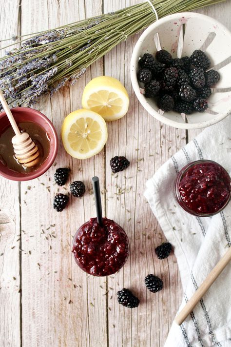 Blackberry Lavender Jam Blueberry Lavender Jam, Strawberry Lavender Jam, Lavender Blackberry Cake, Blackberry Lavender Jam, Lavender Jam, Blackberry Lavender, Lilac Infused Honey, Mascarpone Cake, Chocolate Raspberry Cupcakes