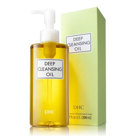 DHC Deep Cleansing Oil, Facial Cleansing Oil, Makeup Remover, Cleanses without Clogging Pores, Residue-Free, Fragrance and Colorant Free, All Skin Types, 6.7 fl. oz. Facial Cleansing Oil, Dhc Deep Cleansing Oil, Oil Makeup Remover, Deep Cleansing Oil, Oil Based Cleanser, Dry Face, Oil Cleanser, Lip Cream, Cleanser And Toner