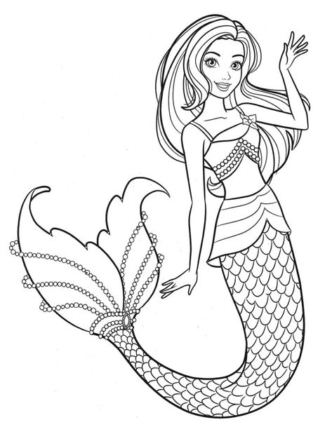 Mermaid Coloring Book, Dolphin Coloring Pages, Mermaid Barbie, Barbie Drawing, Barbie Coloring, Barbie Coloring Pages, Mermaid Drawings, Mermaid Coloring Pages, Princess Coloring Pages