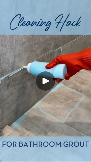 How To Clean Grout In Shower Tile, Cleaning Shower Grout, Grout Cleaner Diy, Clean Shower Grout, Bathroom Cleaning Tips, Cleaning Bathroom Tiles, Diy Grout, Shower Cleaning Hacks, Shower Grout