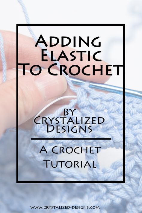 Learn how to add elastic to a crocheted piece to a waistband, or another part of a crochet project in this step by step tutorial. #elastictocrochet #crochet #crochetelastic Crochet Waistband, Crochet Tutorials, Loom Knitting, Knitting Stitches, Crochet Tutorial, Crochet Clothes, Crochet Projects, Hobbies, Step By Step