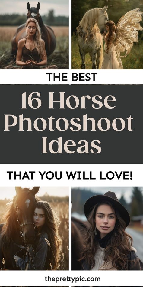 The best 16 horse photoshoot ideas that you will love. Equestrian Photoshoot, Horse Photoshoot Ideas, Equine Photography Poses, Horse Photoshoot, Horse Photography Poses, Pictures With Horses, Equine Portraits, Creative Poses, Majestic Creatures