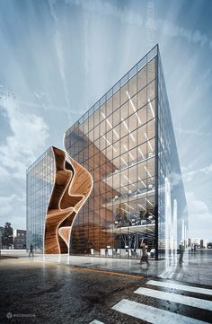 Yukon Shopping Mall on Behance Mall Facade, Architectural Orders, Romanesque Architecture, Contemporary Building, Mall Design, Sacred Architecture, Centre Commercial, Architecture Inspiration, Cultural Architecture