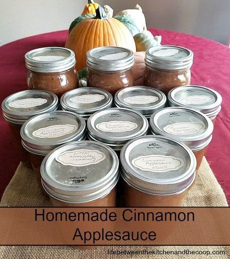 Canning Homemade Cinnamon Applesauce in a water bath canner Marinara Meat Sauce, Zucchini Marinara, Homemade Cinnamon Applesauce, Fermenting Recipes, Zucchini Dinner, Diy Food Storage, Zucchini Dinner Recipes, Homestead Cooking, Cinnamon Applesauce