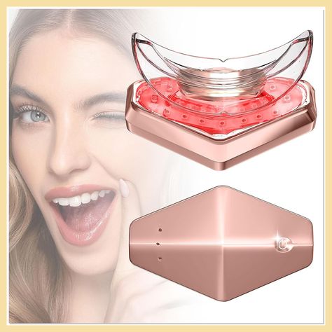 Lip Plumper Device, Red&Infrared Light Therapy for Lips Care with Heated for Anti-Aging, Restore Lips Elastic, Lip Plumping Enhancer, Smooth Lip Wrinkles, Enhance Lip Tone Lip Plumper Device, Infrared Light Therapy, Lips Care, Lip Wrinkles, Infrared Light, Lip Plumping, Smooth Lips, Cold Therapy, Lip Plumper