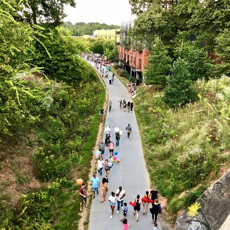 BeltLine officials need cash to finish the trail network. What will it cost Atlanta? The Beltline Atlanta, Beltline Atlanta, Train Story, Atlanta Beltline, Downtown Atlanta, Social Story, City Planning, Grant Park, Social Stories