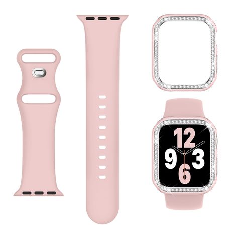 Cute Watch Bands, Apple Watch Cover, Apple Watch Bands For Women, Pink Apple Watch Band, Apple Watch Silicone Band, Dream Phone, Watch Ideas, Apple Watch Bands Sports, Cute Watches