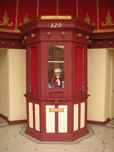 Theater Ticket Booth, Haunted Theater, Theatre Ticket Booth, Theater Entrance, Theater Ticket, Haunted Movie, Basement Movie Room, Basement Home Theater, Theatre Pictures