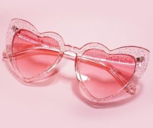 1960s Lifestyle, Lovecore Aesthetic, Pink Inspiration, Heart Glasses, Clear Frames, Heart Sunglasses, Everything Pink, Audrey Hepburn, Personalized Necklace