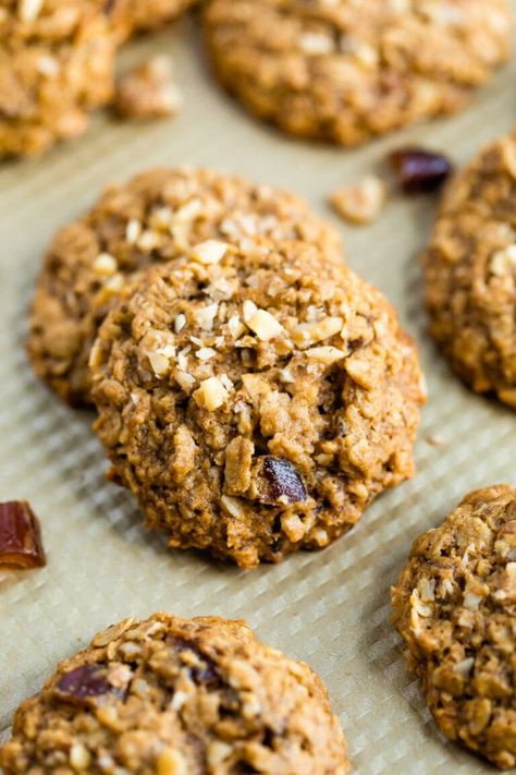 Date Cookies Healthy, High Tea Menu Ideas, Date Oatmeal Cookies, Tea Menu Ideas, Oatmeal Date Cookies, Date Oatmeal, Dates Recipes, High Tea Menu, Oat Flour Recipes